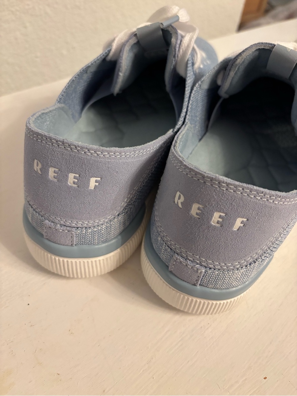 Reef Neptune Women’s Breathable Sneaker Tennis Beach Shoes NWOT Dusty Blue 10 - Picture 2 of 6